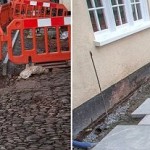 cobbes of old dunster vs ugly new slabs