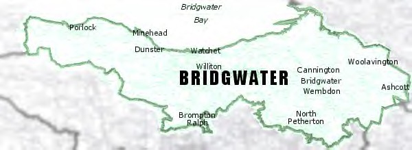 Map of the Bridgwater constituency